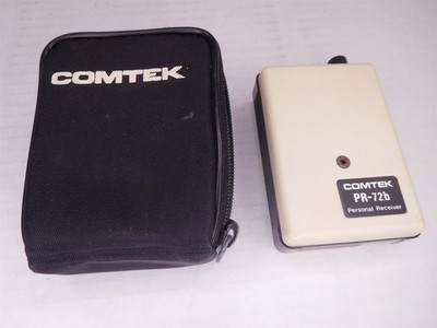 COMTEK PR-72b Personal Receiver Belt Body Pack w/ Case CH M (S4)