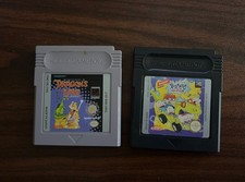 Dragon's Lair Game & Rugrats The Movie Nintendo Gameboy Color Cartridges TESTED