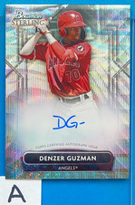 DENZER GUZMAN 2022 Bowman Sterling Wave Refractor Auto /125 PA-DG Rookie