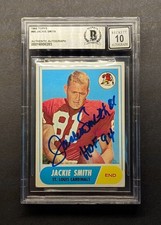JACKIE SMITH Rookie Auto 1968 Topps "HOF '94" Inscribed BGS 10 Gem Mint Auto RC