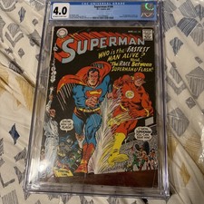 CGC Superman #199 Comic Book CGC 4.0 The Race Between Superman & Flash DC Comics
