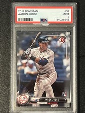 2017 Bowman Aaron Judge #32 Rookie Card PSA 9 MINT E22