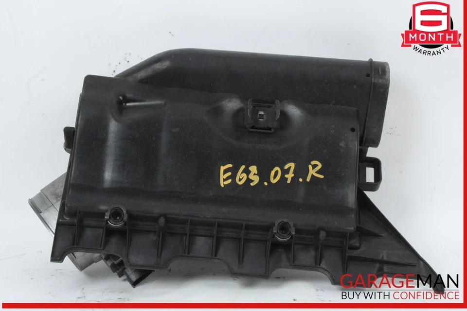 07-15 Mercedes W211 E63 S63 M156 Limpiador de admisión de aire Caja de filtro MAS derecho OEM Foto 2 de 4