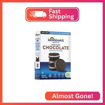 Kinnikinnick - KinniTOOS Chocolate Sandwich Cream Cookies - Gluten Free and Alle