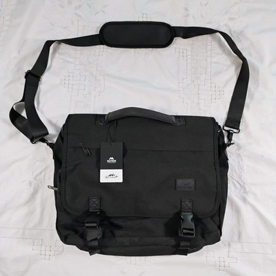 Matein Murcia Laptop Bag Water Resistant Briefcase 16'' Messenger Black W/ Strap