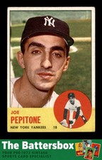 1963 Topps #183 Joe Pepitone   VGEX X3817243