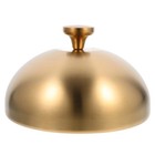 Food Serving Dish Cover: Stainless Steel Steak Lid For Restaurant Cheese