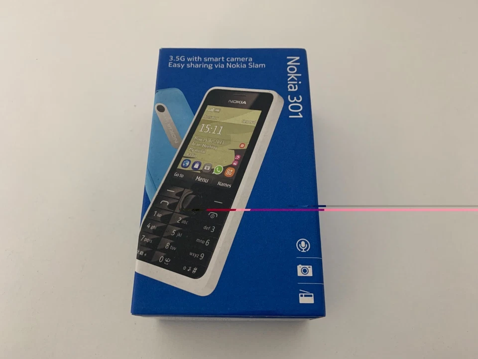BRAND NEW NOKIA 301 - UNLOCKED - BLUETOOTH - 3.2MP CAMERA - 3G - FM RADIO - Image 2 of 4