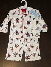 Toddler The Grinch Print Long Sleeve Pajama Set