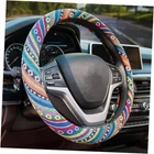 Boho Steering Wheel Covers for Women Cloth Bohemian 15 Inch ClothA