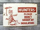 VINTAGE HUNTERS REDDY KILOWAT ELECTRIC POWER COMPANY GASOLINE OIL STATION SIGN