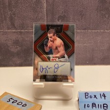 2022 Panini Select Urijah Faber Autograph Card UFC Bantamweight Signatures Card