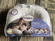 Boppy Nursing Pillow U-Shape, White Machine Washable, includes two slip covers