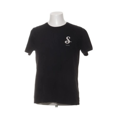 Selina, T-shirt, Größe: M, Schwarz, Baumwolle, Print, Herren #dAX