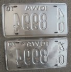 1970 Original Pair Iowa License Plates, #40-8994,Webster City,Hamilton County IA — photo 2