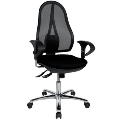 1 bis 6x Topstar Bürodrehstuhl ''Open Point SY Deluxe'', schwarz - MENGENRABATT