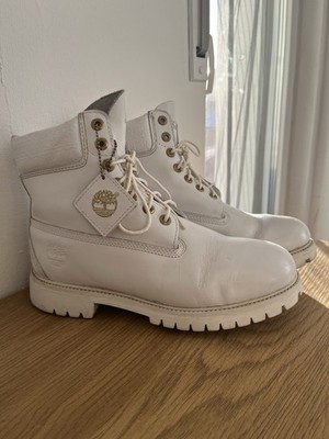 Timberland Premium 6-Inch Wasserdichte Stiefel für Herren - GHOST WHITE, EU 44