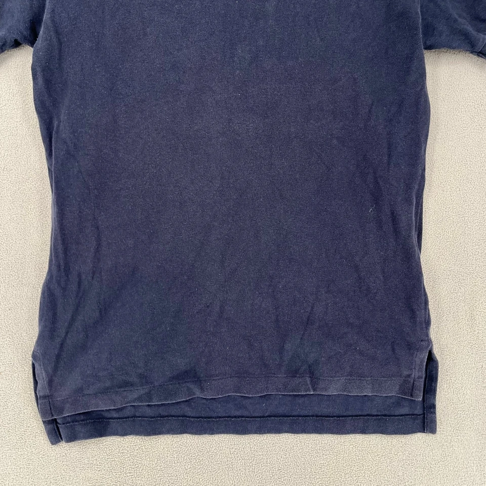 Ralph Lauren Shirt Mens Large Blue Yellow Short Sleeve Navy Button Polo Golf - image 3 of 4