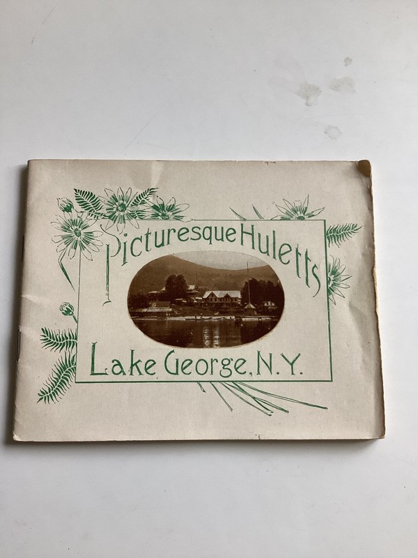 Huletts Landing Hotel  Lake George NY Elephant Mountain Brochure Viewbook