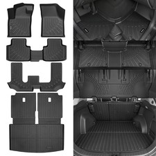 Custom Fit Floor Mats for Volkswagen Atlas 7 Seats 2018-2026, All Weather TPE...