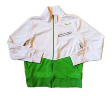 Kurtka Nike Rafael Nadal 2011 Monte Carlo zielona biała kurtka tenisowa ZWYCIĘZCA Rafa L