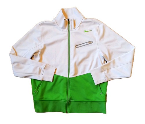 Nike Rafael Nadal Jacket 2011 Monte Carlo Green White WINNER Tennis Jacket Rafa L