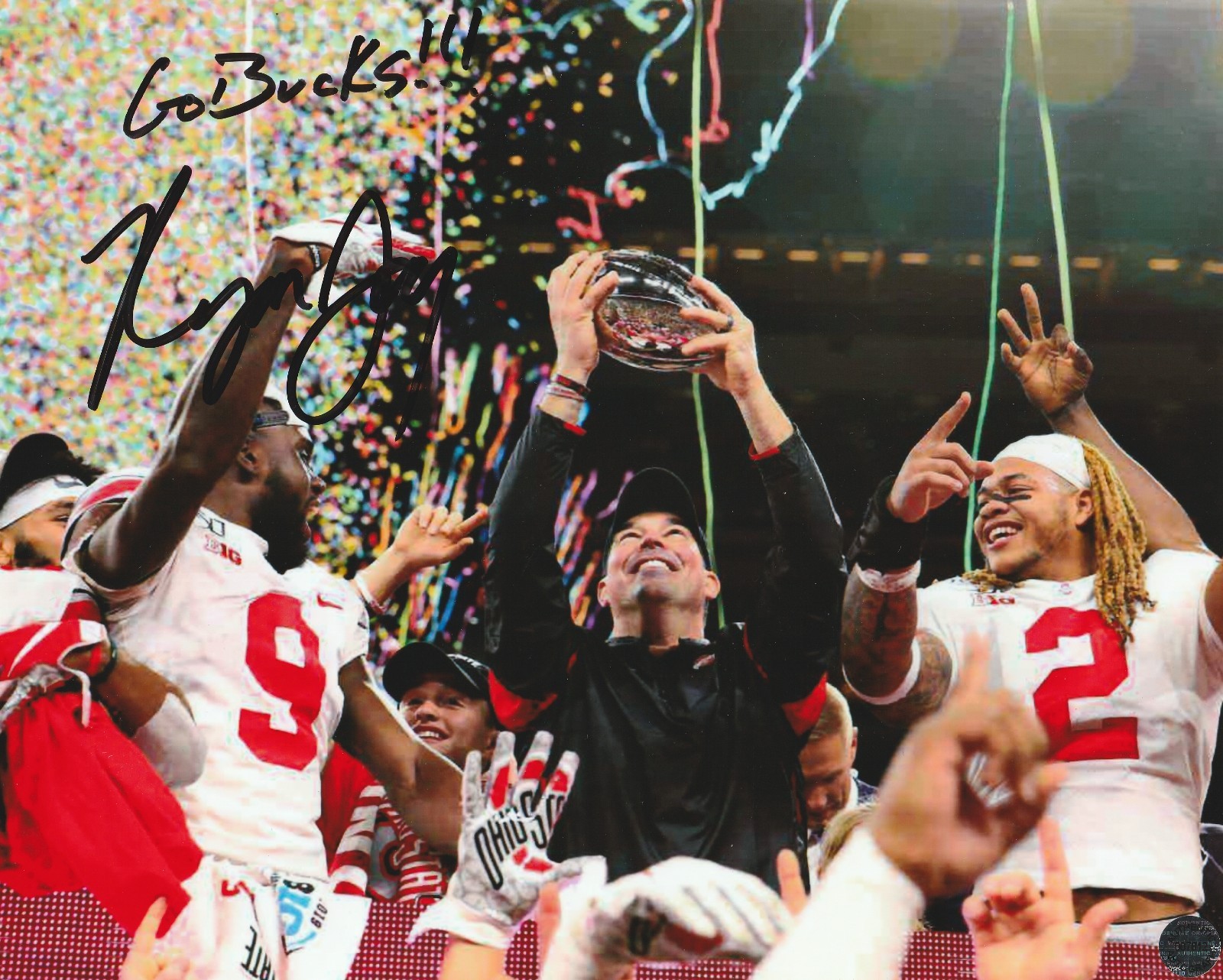 Ryan Day Signed Autographed Ohio State Buckeyes 8X10 Photo With Coa/Hologram