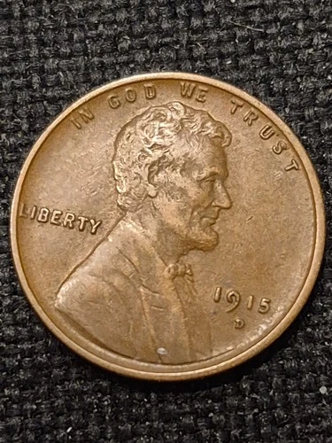 Photo of a 1915-D Lincoln Wheat Cent from an eBay listing that sold on Jul 22, 2026