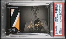 2014 Topps Dynasty Sonny Gray Gold Patch Auto 1/1 PSA 9 Athletics #APSG3