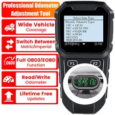 Odometer Correction Mileage Adjustment OBD2 Scanner Automotive Diagnostic +Clock