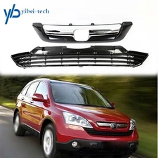 For Honda CR-V 07-2009 Grille Front Upper & Lower Bumper Grille  71128SWA003ZA