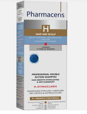 Pharmaceris H stimulating shampoo delays temporary hair loss eliminates dandruff