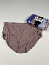 Fruit of the Loom Women  s Breathable Tagless 6 Pack Cotton-Mesh Brief Size 8