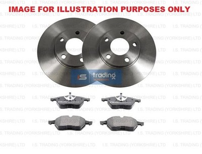 FOR NISSAN JUKE 2010-2019 280mm FRONT BRAKE DISCS + BRAKE PADS