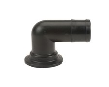 Banjo 1" Port x 1" Hose Barb Flanged Coupling 90° Adapter USA MADE M100BRB90