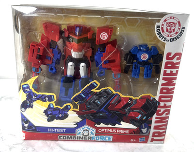 TRANSFORMERS COMBINER FORCE ACTIVATOR HI-TEST & OPTIMUS PRIME NEU VERPACKT