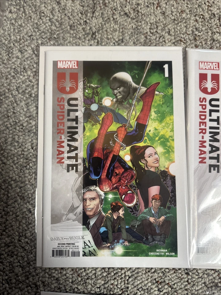 “Ultimate Spider-Man,” #1 Lot Of 6 2nd Print Thru 7th Print All NM Comics - image 2 of 4