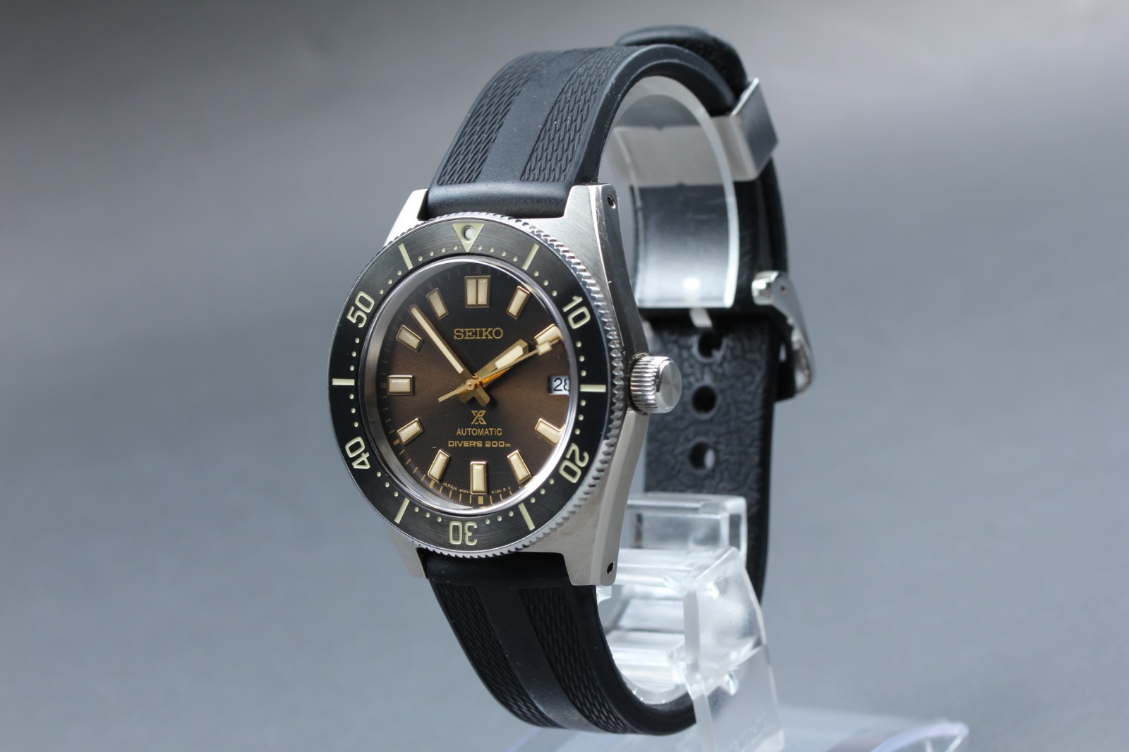 SEIKO Prospex Diver Scuba SBDC105 Brown Automatic Date Watch [Band Little Wear ] image 4
