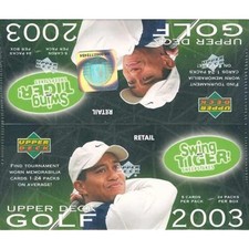 2003 Upper Deck Golf Factory Sealed Retail Box 24 Packs