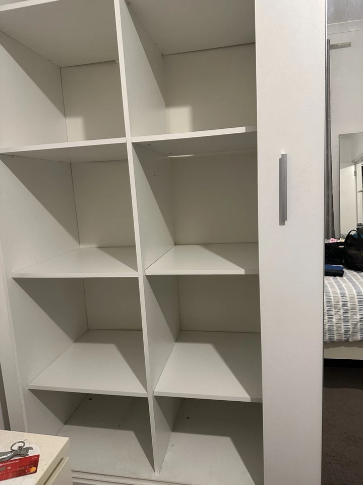 IKEA Pax Wardrobe 200x200x64cm with Sliding Mirror Doors - Image 3 of 4