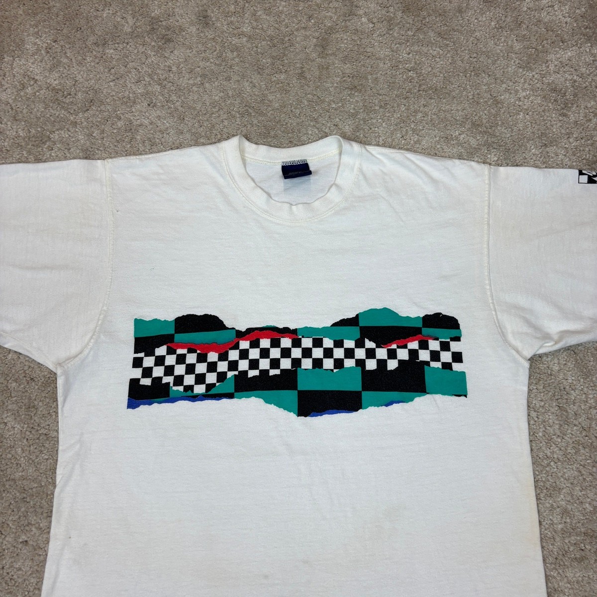 Vintage 80s Nike McEnroe T Shirt Men's Small Tennis Court Classic