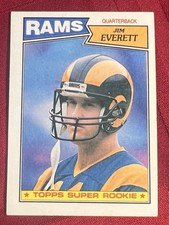1987 Topps - Jim Everett Rookie #145 (RC) Rams