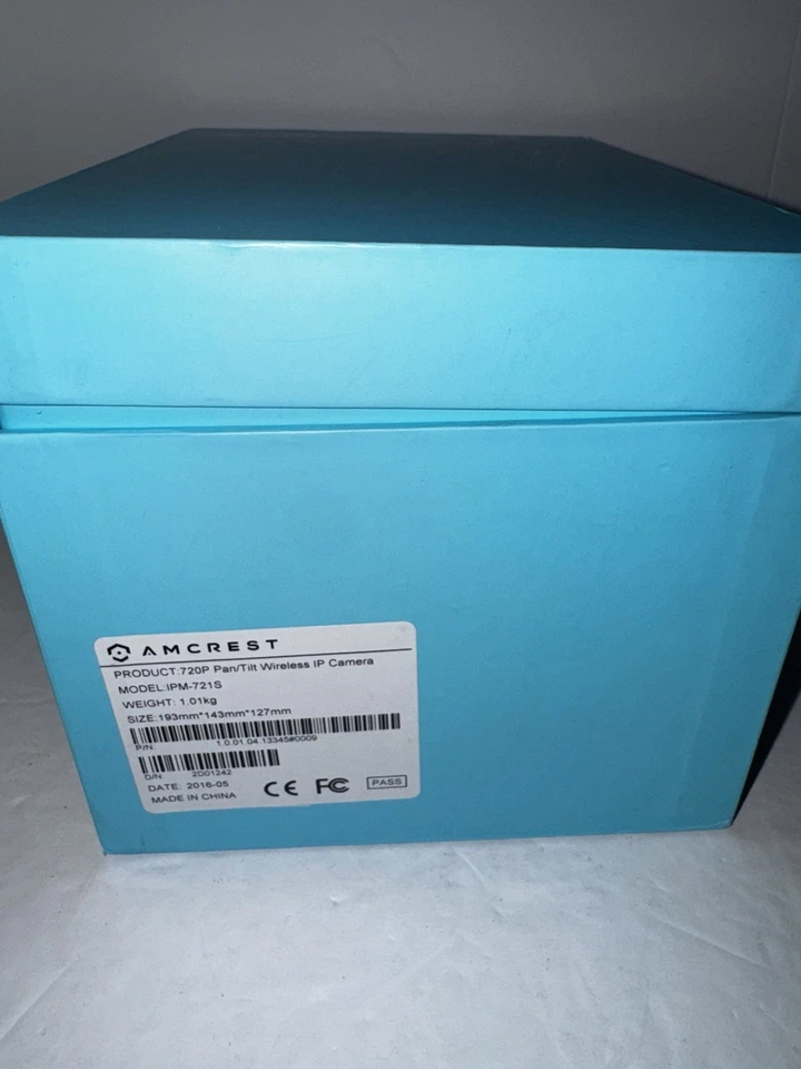 Amcrest 2K Dual Band 3 MP Wifi Camera Model IPM - 721S Untested Foto 4 de 4