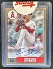 2022 Topps Shohei Ohtani 1987 35th Anniversary Auto Series Two Red #/25