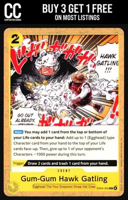Adventure on Kami's Island #EB04-060 Gum-Gum Hawk Gatling