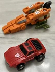 2 Vintage Hasbro Transformers Pretenders G1 CROSSBLADE & Windcharger Minibot 80s