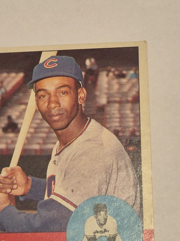 1963 Topps Baseball #380 Ernie Banks Vintage Foto 3 de 4