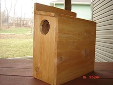 Cedar Squirrel Nesting Box/ Squirrel House. Handmade In The USA