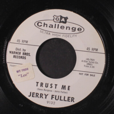 JERRY FULLER: wake up sleeping beauty CHALLENGE 7'' Single 45 RPM