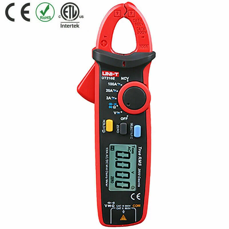 UNI-T UT210E Stromzange Digital Multimeter Handgerät RMS AC/DC Mini Resista - Bild 2 von 4